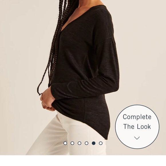 Abercrombie and Fitch Soft A&F Cozy long Sleeve Knit - Picture 15 of 15